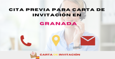 cita previa para solicitar carta de invitación en Granada