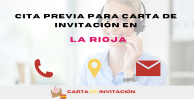 cita previa para solicitar carta de invitación en La Rioja